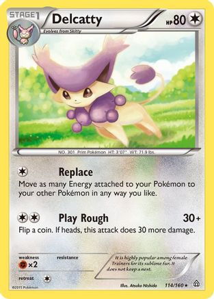 Delcatty - Reverse Holofoil XY Primal Clash - Rare