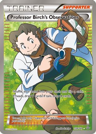Professor Birch's Observations (159 Full Art) 159 - Holofoil XY Primal Clash - Ultra Rare
