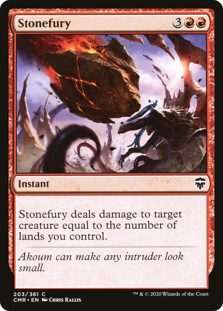 Stonefury (CMR-203) - Commander Legends