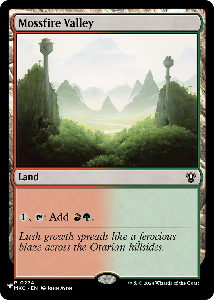 Mossfire Valley (LIST-274) - The List