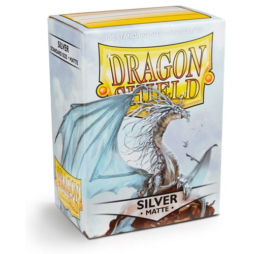 Dragon Shield Matte Sleeves 100ct (silver)