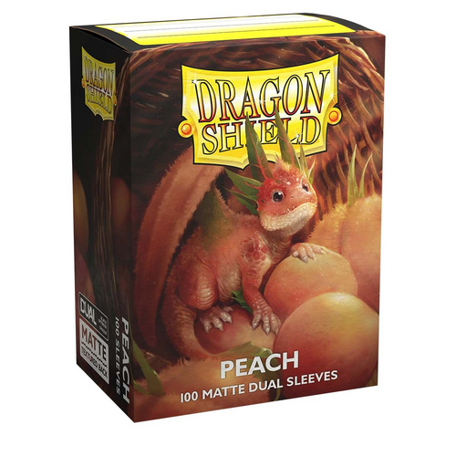 Dragon Shield Matte Dual Sleeves (Peach)