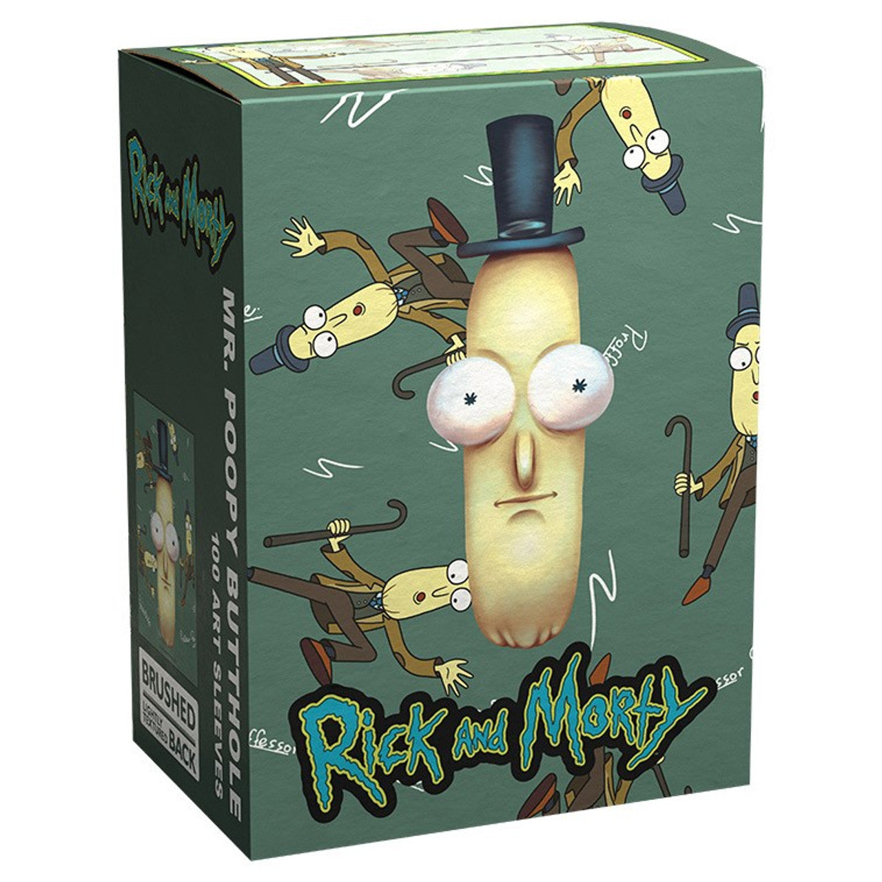 Dragon Shield: (100) Brushed Art - Rick & Morty - Mr. Poopy Butthole
