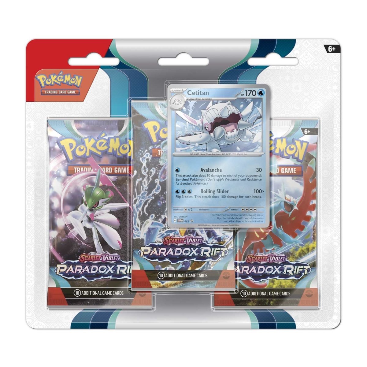 Scarlet & Violet-Paradox Rift 3 Booster Packs Cetitan