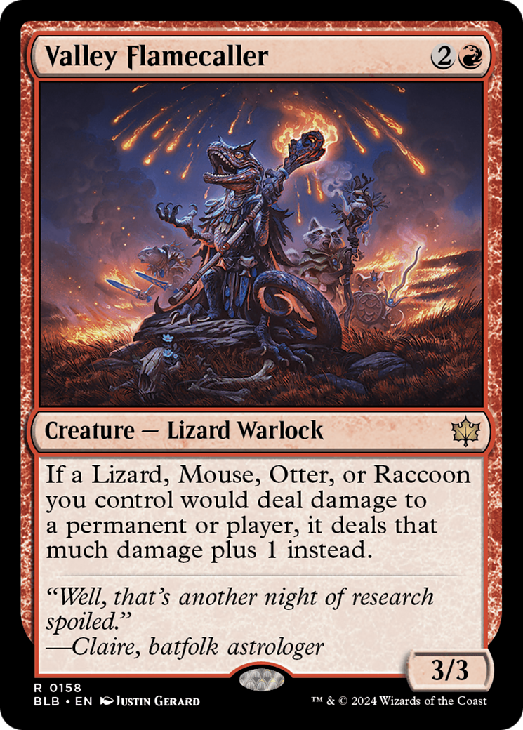 Valley Flamecaller (BLB-158) - Bloomburrow