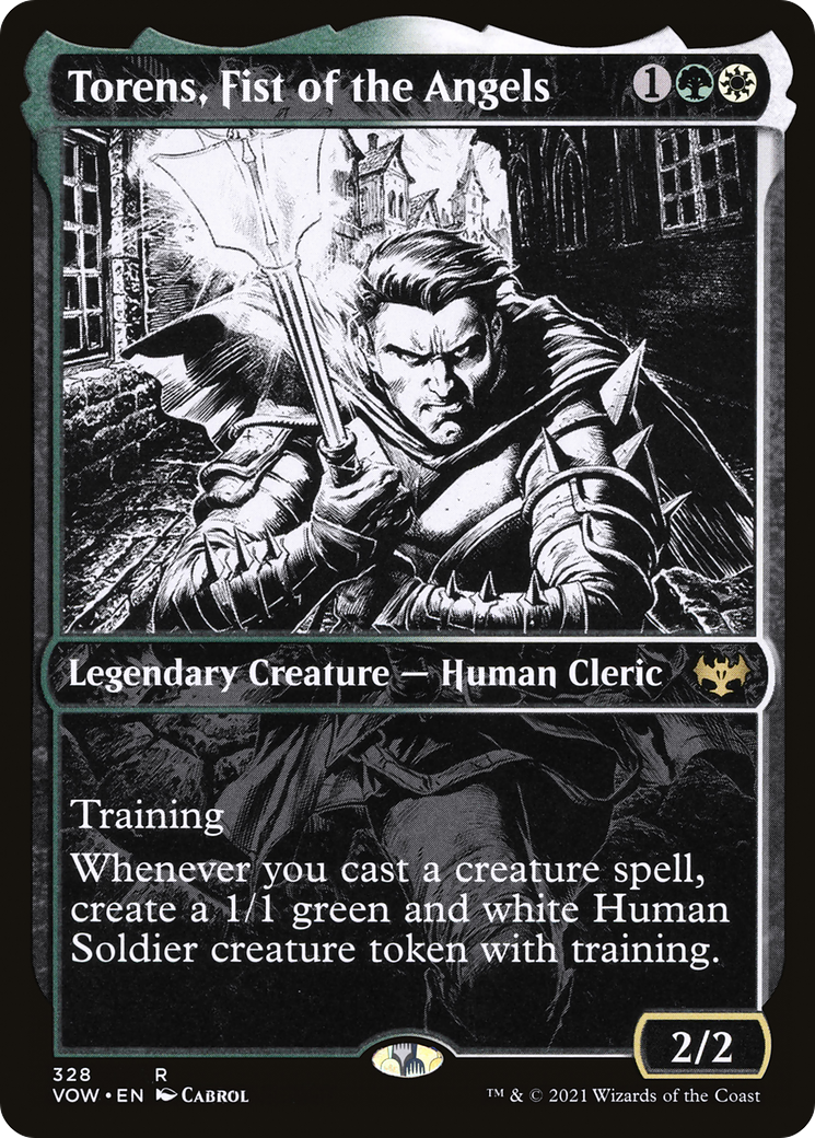 Torens, Fist of the Angels (VOW-328) - Innistrad: Crimson Vow: (Showcase) Foil