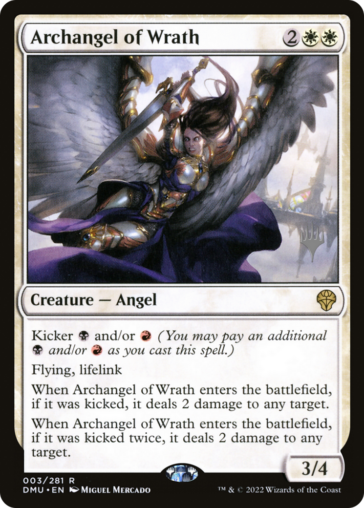 Archangel of Wrath (PPDMU-03P) - Dominaria United Promos Foil