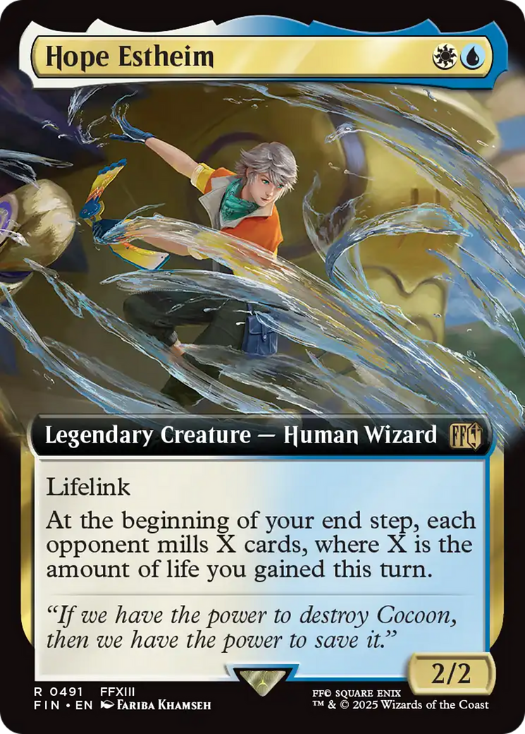Hope Estheim (FIN-491) - FINAL FANTASY: (Extended Art) Foil