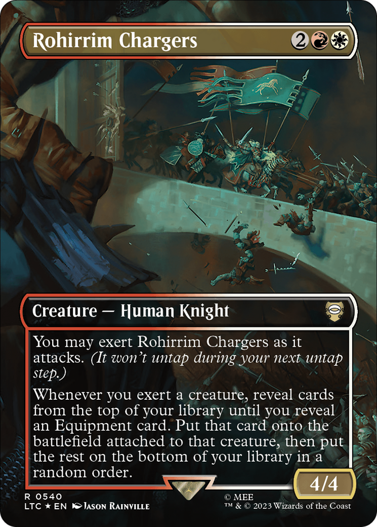 Rohirrim Chargers (LTC-540) - Tales of Middle-earth Commander (Borderless) Foil
