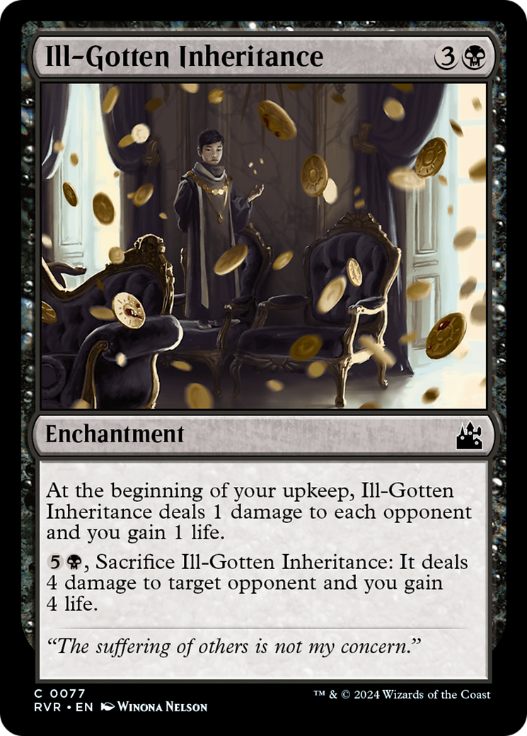 Ill-Gotten Inheritance (RVR-077) - Ravnica Remastered Foil
