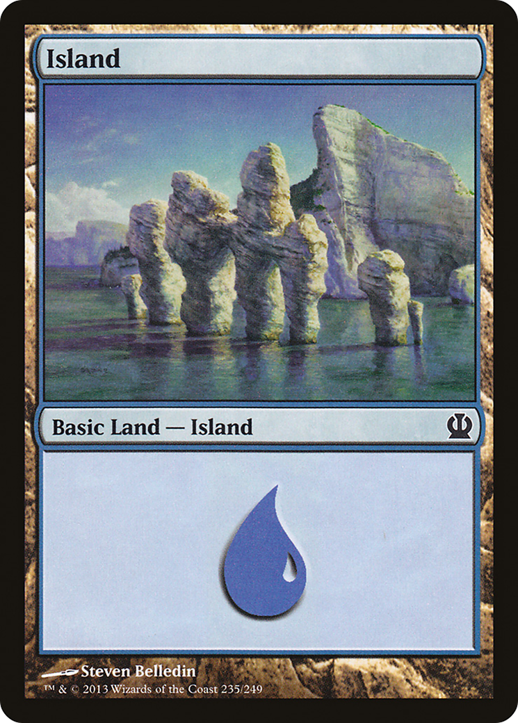 Island (THS-235) - Theros Foil