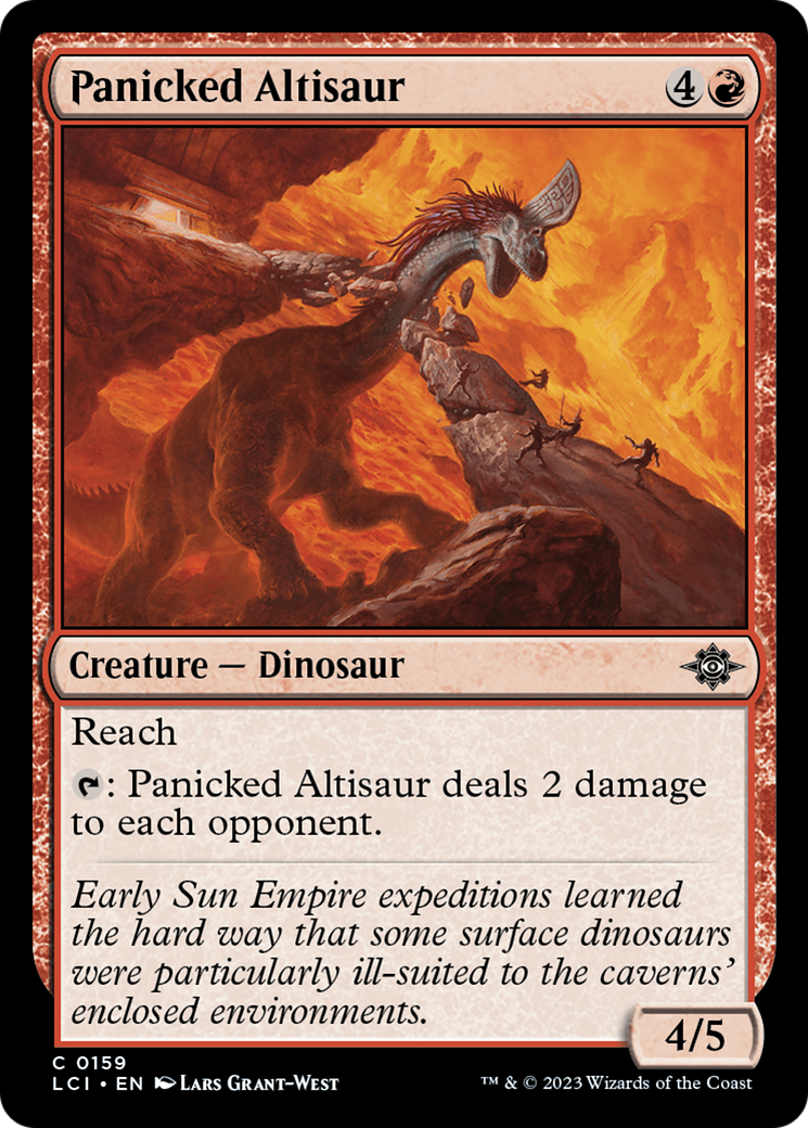 Panicked Altisaur (LCI-159) - The Lost Caverns of Ixalan