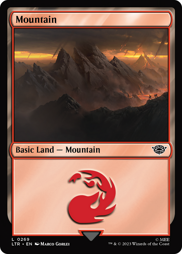 Mountain (LTR-269) - The Lord of the Rings: Tales of Middle-earth Foil