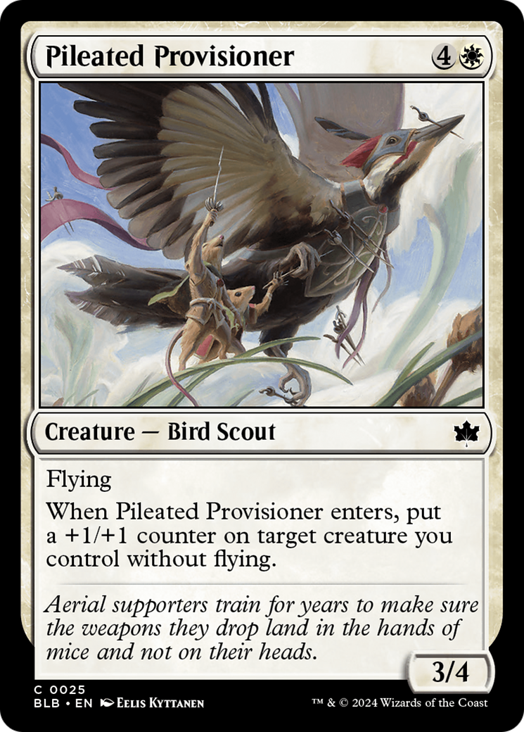 Pileated Provisioner (BLB-025) - Bloomburrow