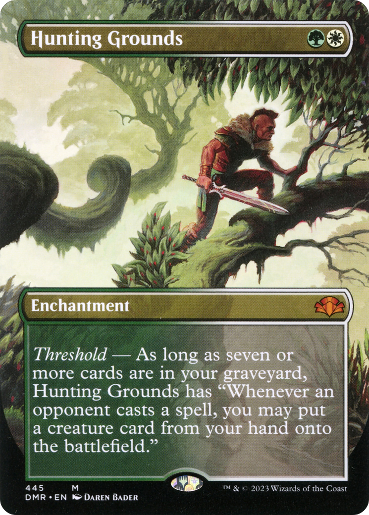 Hunting Grounds (DMR-445) - Dominaria Remastered (Borderless)