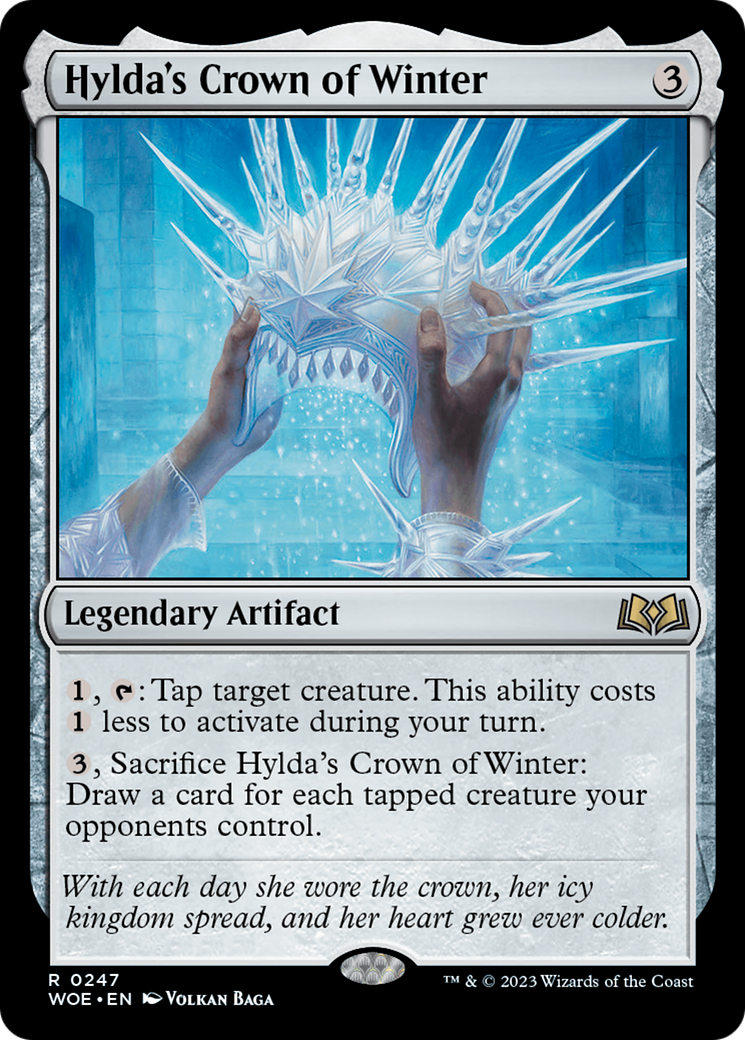 Hylda's Crown of Winter (WOE-247) - Wilds of Eldraine Foil