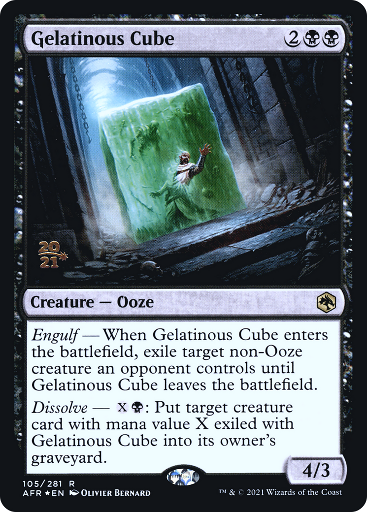 Gelatinous Cube (PRE-105) - Adventures in the Forgotten Realms Promos Foil