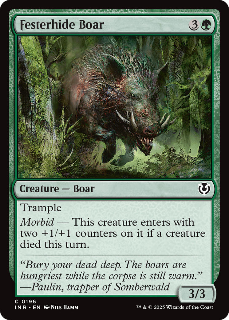 Festerhide Boar (INR-196) - Innistrad Remastered