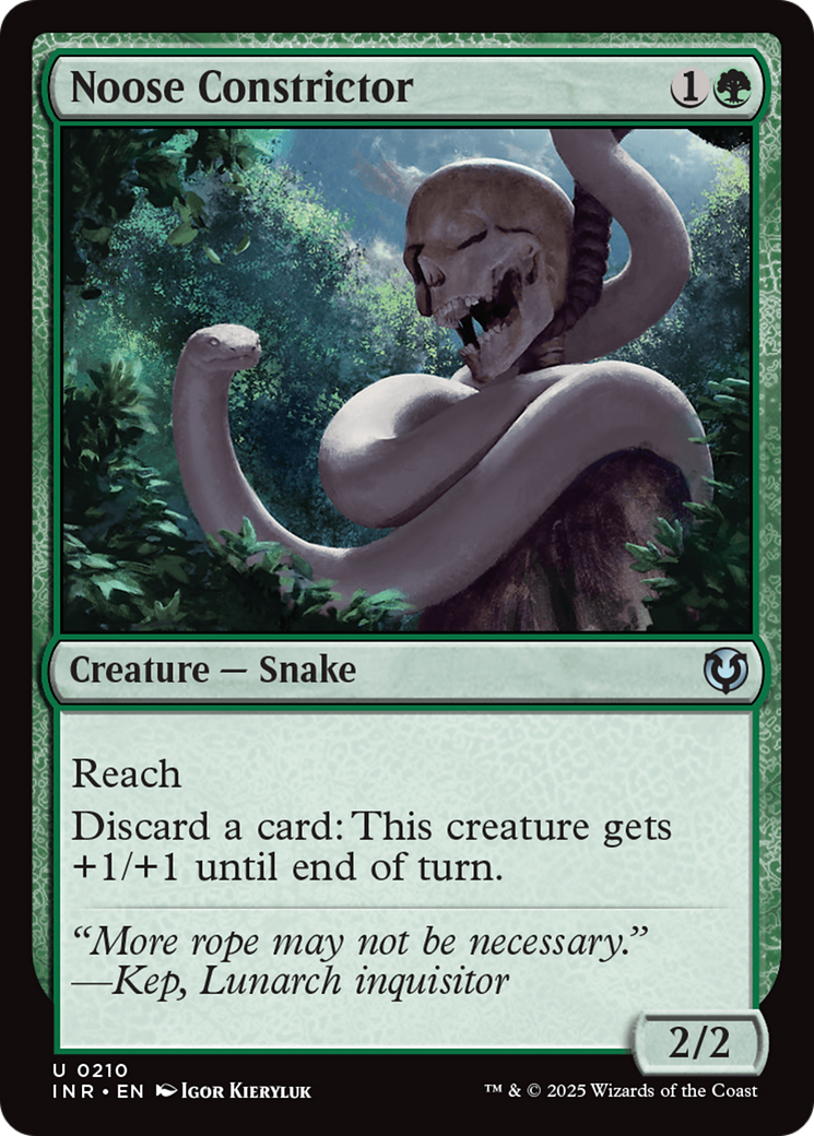Noose Constrictor (INR-210) - Innistrad Remastered