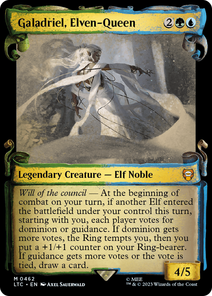 Galadriel, Elven-Queen (LTC-462) - Tales of Middle-earth Commander: (Showcase) Foil