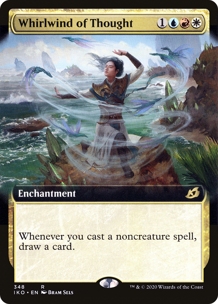Whirlwind of Thought (Extended Art) (IKO-348) - Ikoria: Lair of Behemoths: (Extended Art)