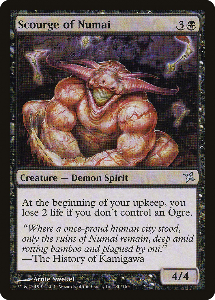 Scourge of Numai (BOK-080) - Betrayers of Kamigawa Foil