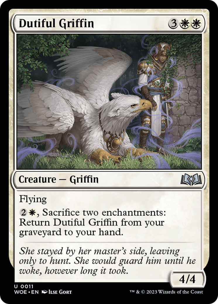 Dutiful Griffin (WOE-011) - Wilds of Eldraine Foil