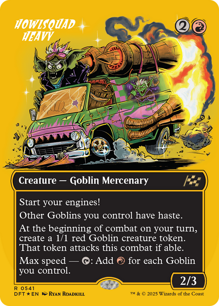 Howlsquad Heavy (DFT-541) - Aetherdrift (Borderless) Foil