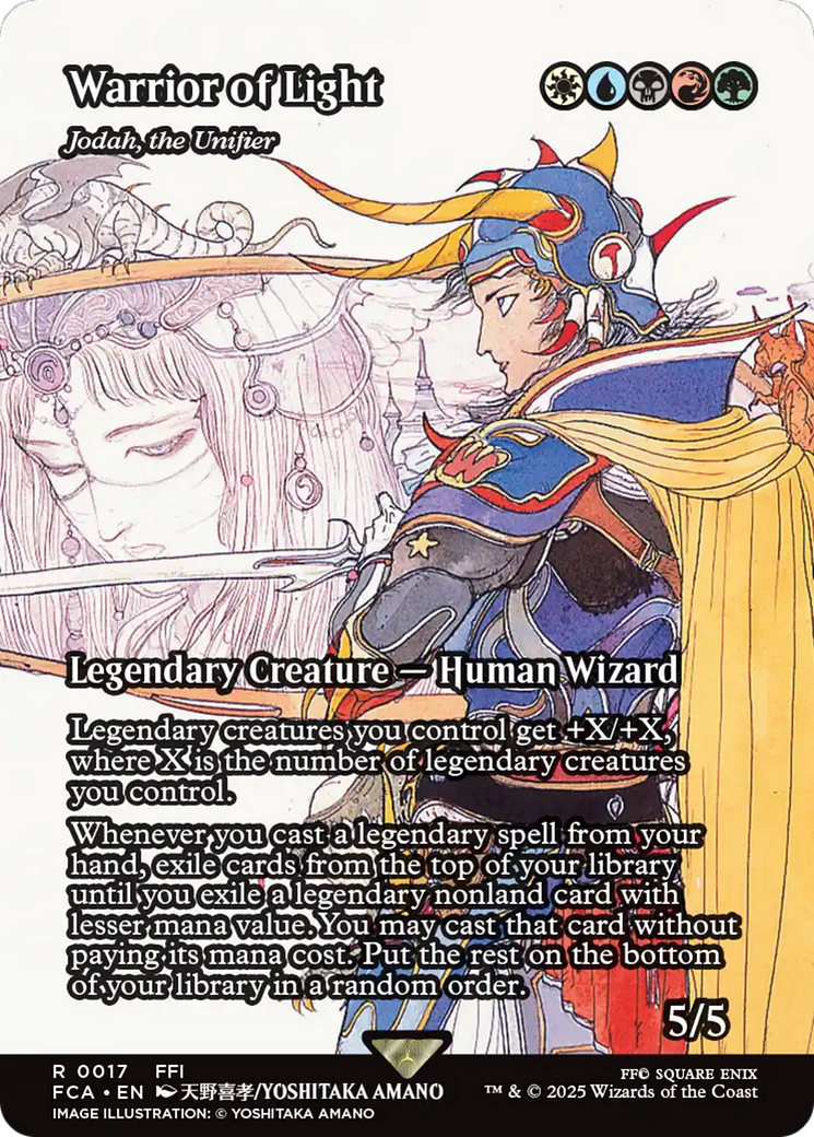 Jodah, the Unifier (FCA-017) - FINAL FANTASY: Through the Ages / Warrior of Light (Borderless) Foil
