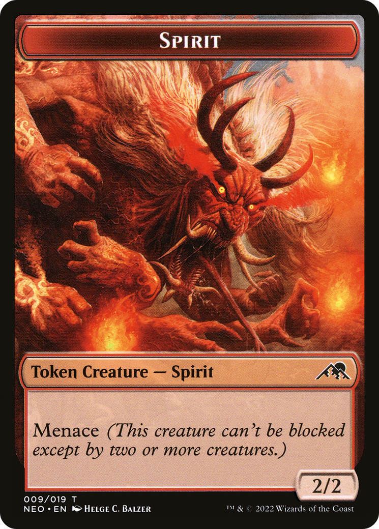 Spirit (NEO-009) - Kamigawa: Neon Dynasty Tokens
