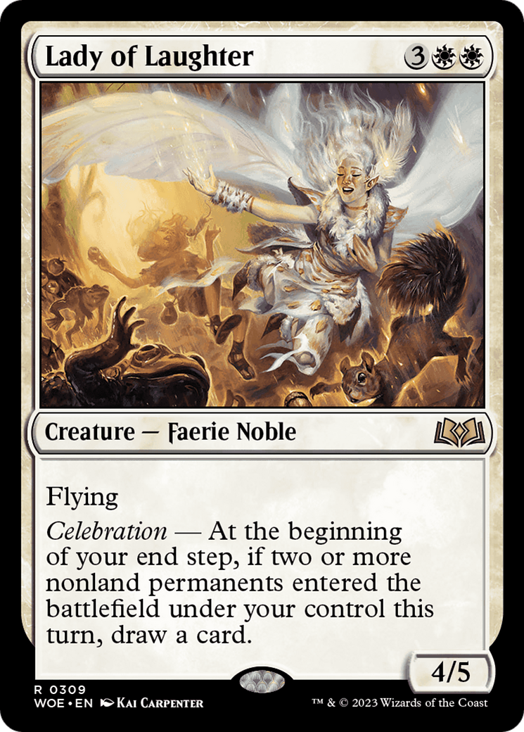Lady of Laughter (WOE-309) - Wilds of Eldraine Foil