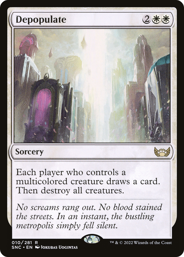 Depopulate (SNC-010) - Streets of New Capenna Foil