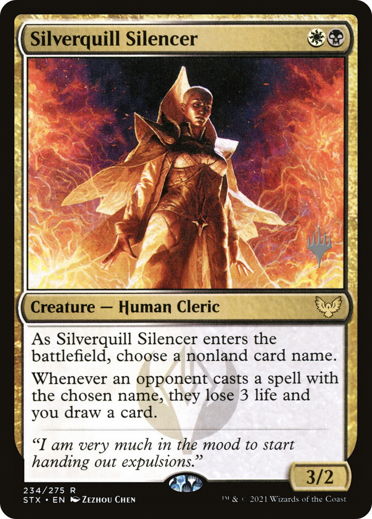 Silverquill Silencer (PPSTX-234P) - Strixhaven: School of Mages Promos Foil