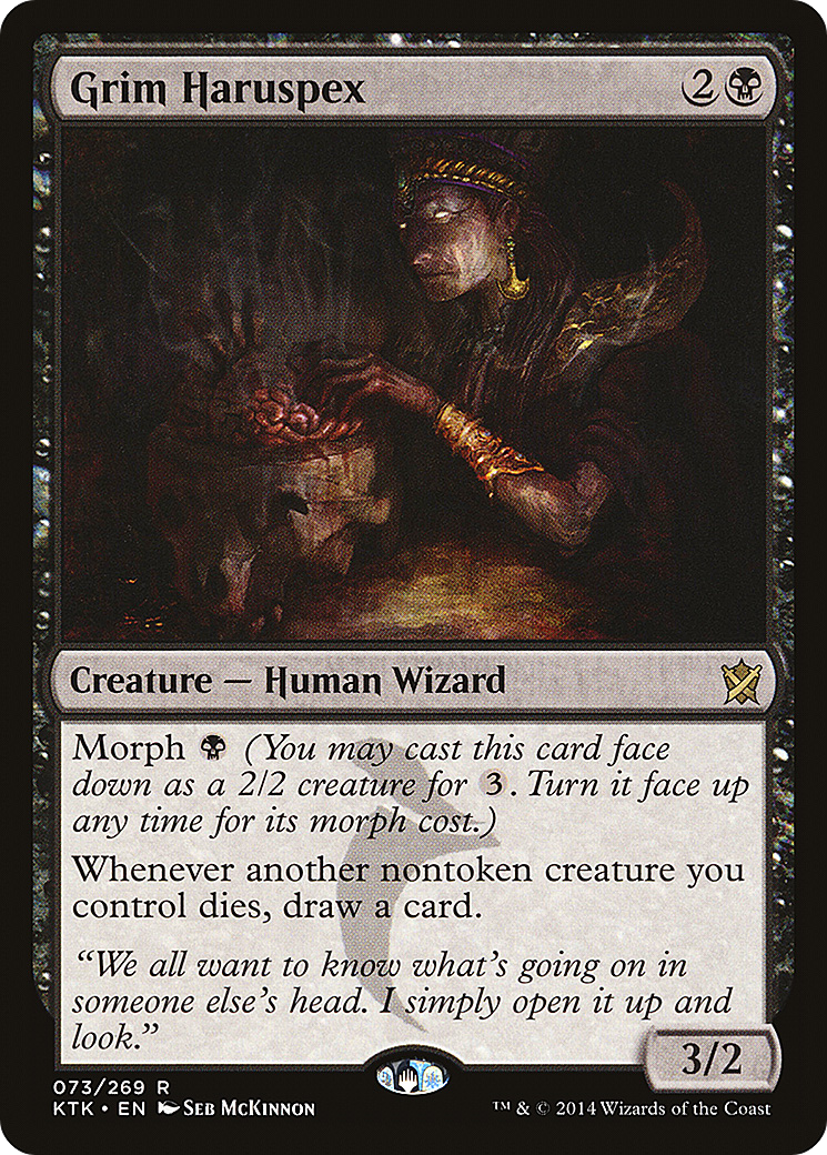 Grim Haruspex (KTK-073) - Khans of Tarkir