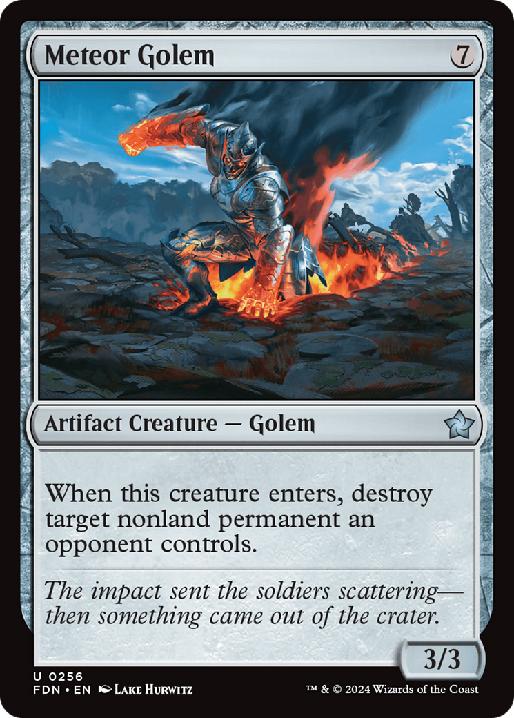 Meteor Golem (FDN-256) - Foundations