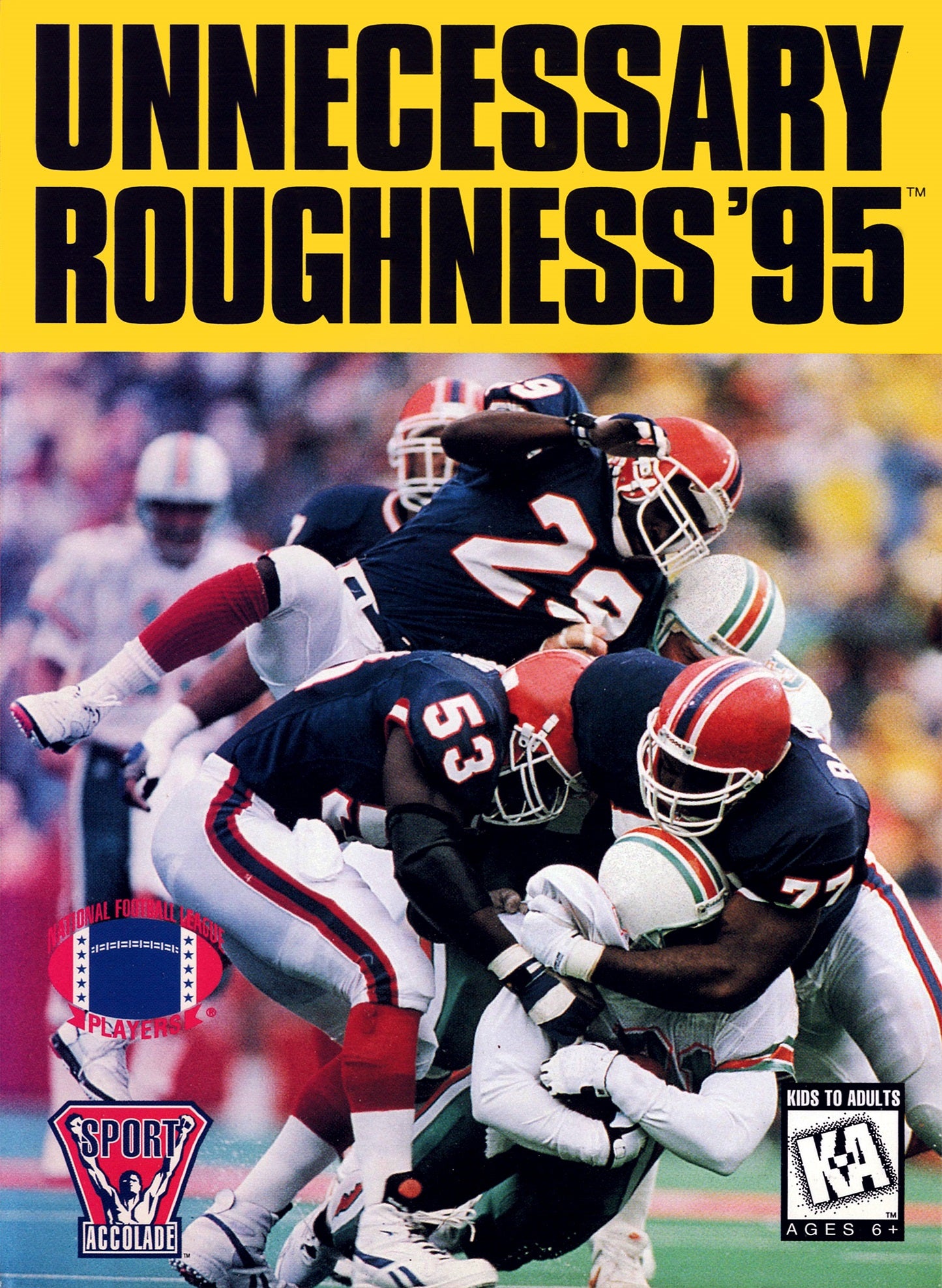 Unnecessary Roughness '95 - Sega Genesis