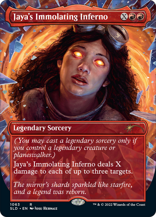 Jaya's Immolating Inferno (SLD-1063) - Secret Lair Drop (Borderless)