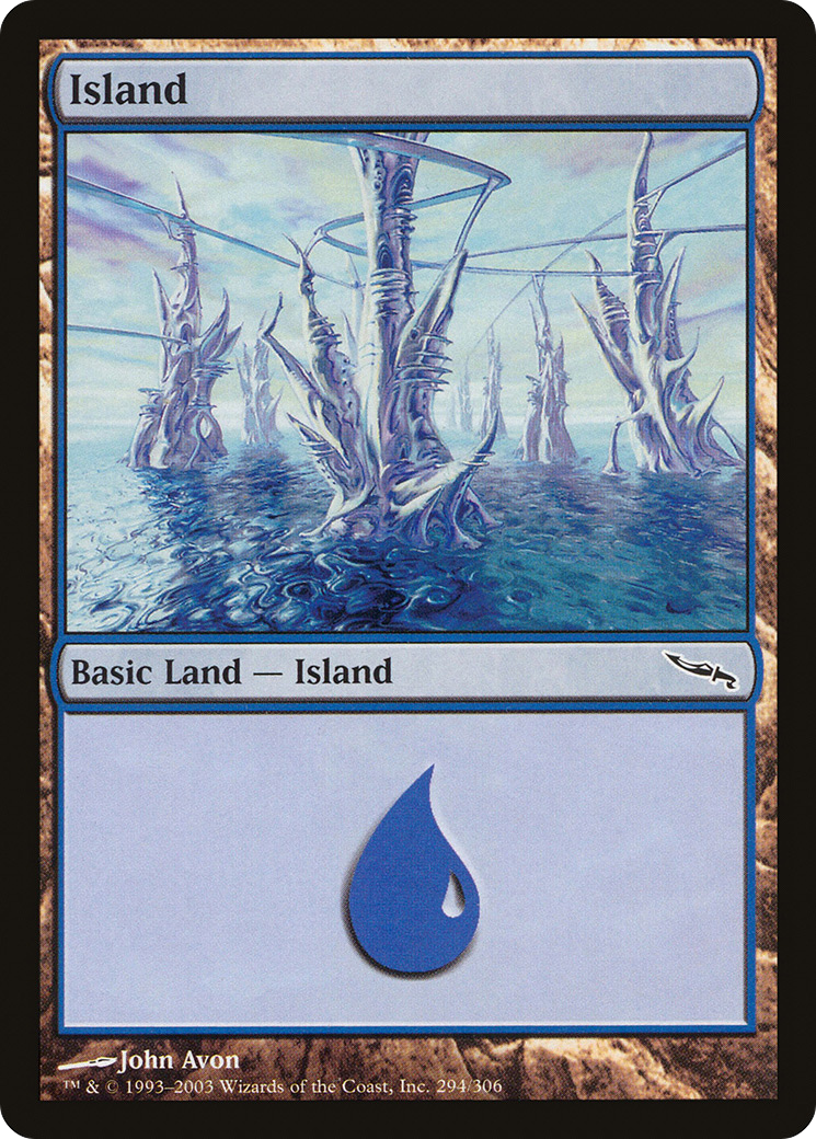 Island (MRD-294) - Mirrodin Foil