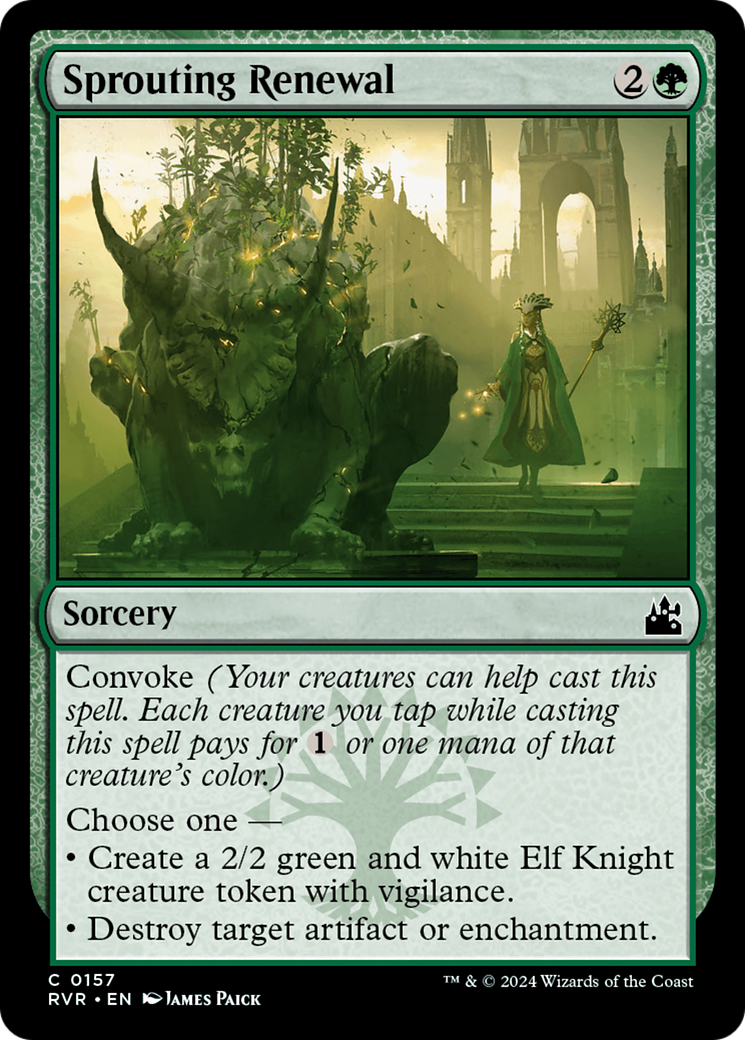 Sprouting Renewal (RVR-157) - Ravnica Remastered