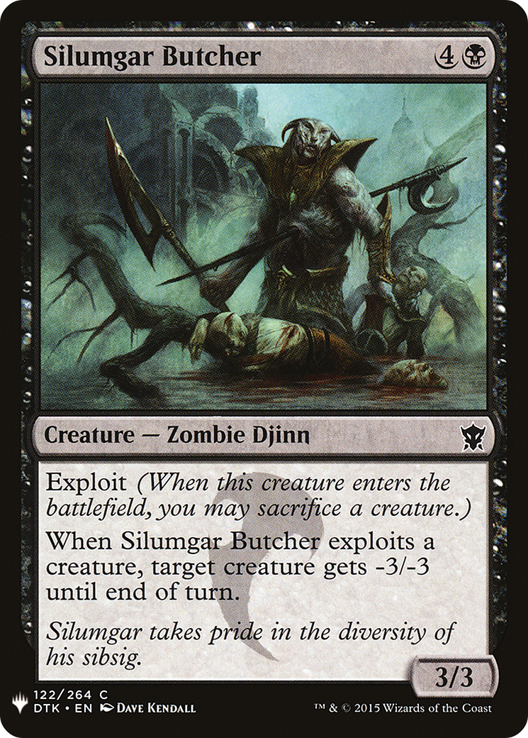 Silumgar Butcher (LIST-122) - The List