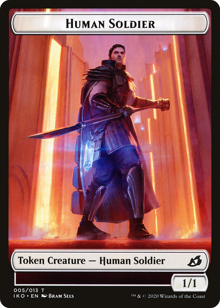 Human Soldier (IKO-005) - Ikoria: Lair of Behemoths Tokens Foil