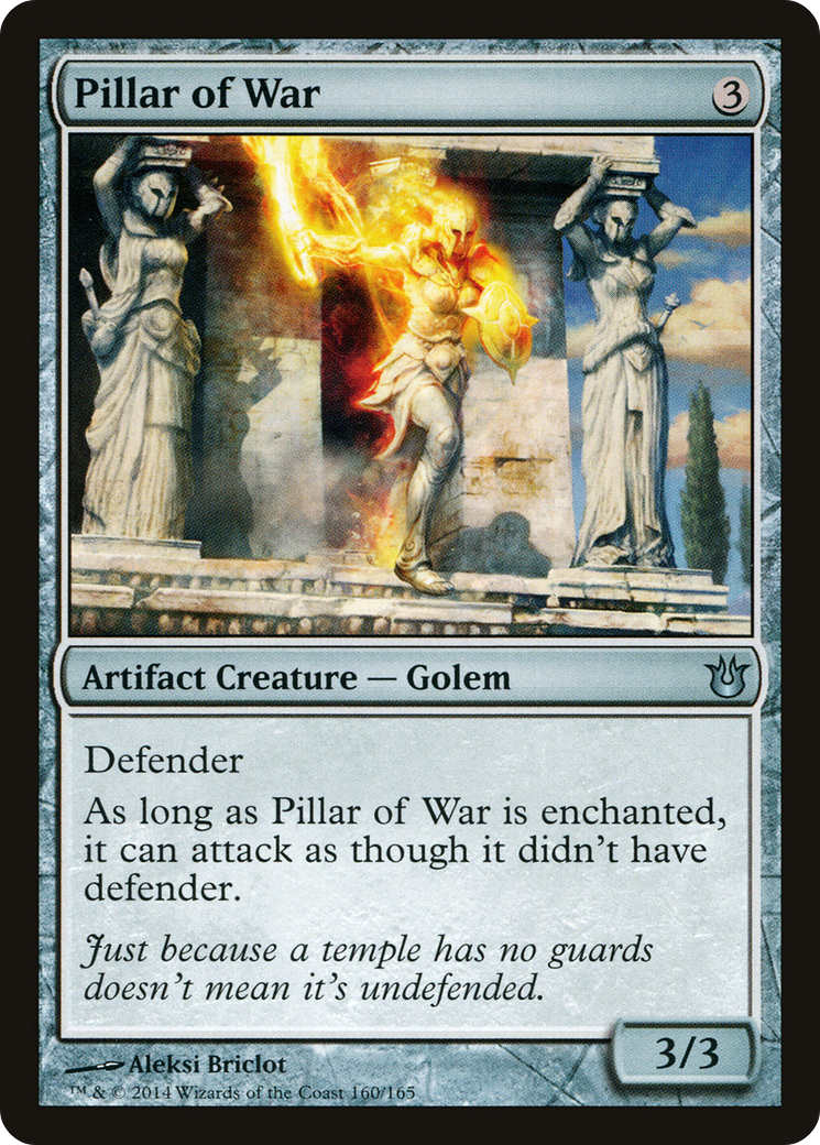 Pillar of War (BNG-160) - Born of the Gods Foil