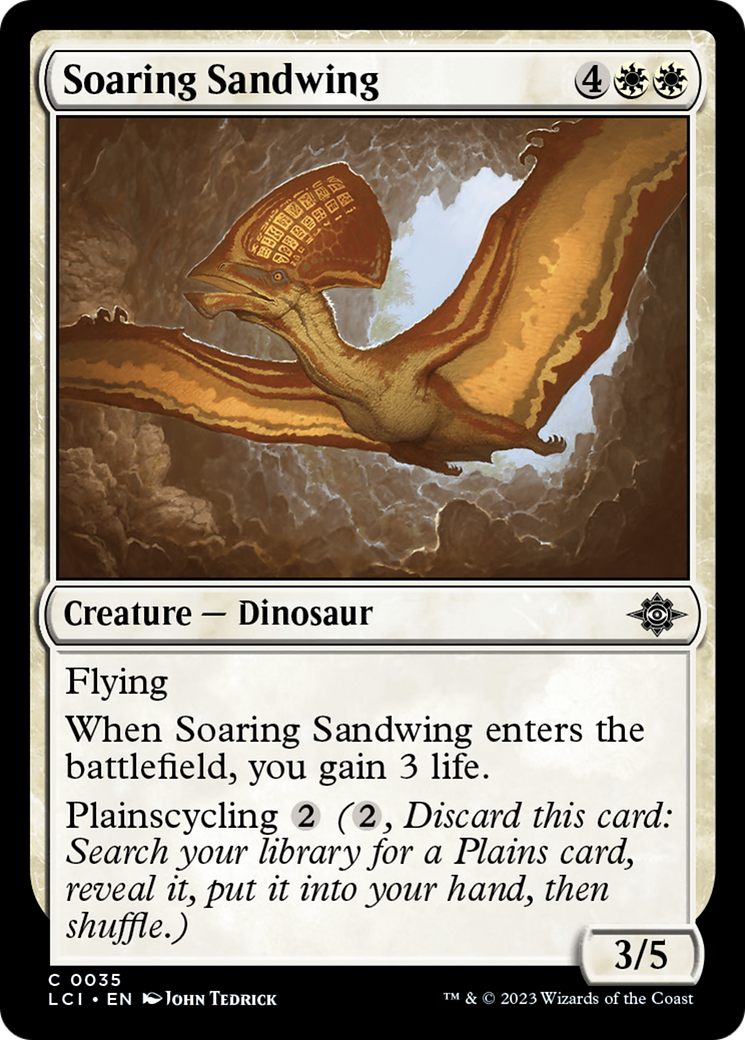 Soaring Sandwing (LCI-035) - The Lost Caverns of Ixalan