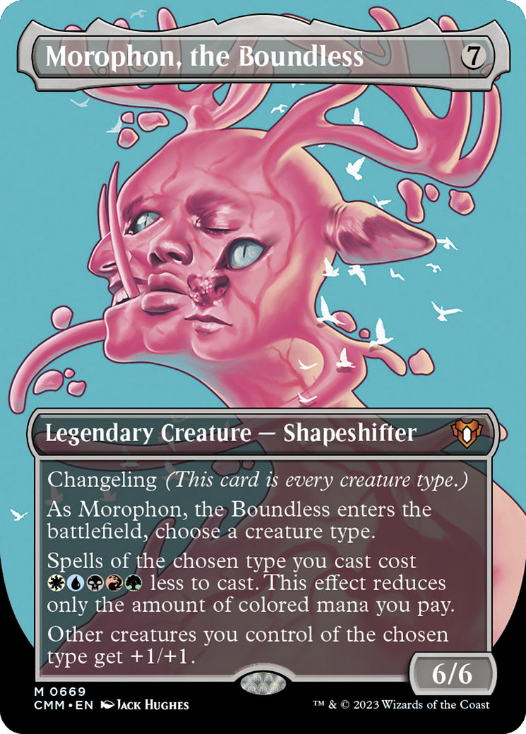 Morophon, the Boundless (Borderless) (CMM-669) - Commander Masters (Borderless)