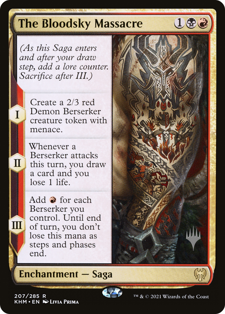 The Bloodsky Massacre (PPKHM-207P) - Kaldheim Promos Foil
