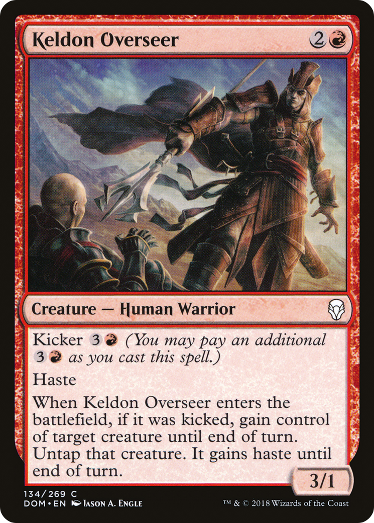 Keldon Overseer (DOM-134) - Dominaria Foil