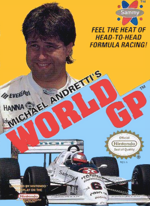 Michael Andretti's World GP - Nintendo (NES)