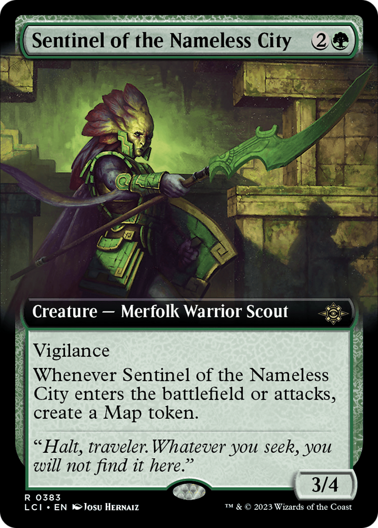 Sentinel of the Nameless City (LCI-383) - The Lost Caverns of Ixalan: (Extended Art) Foil
