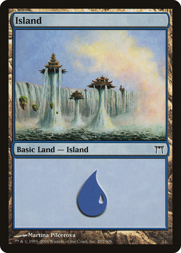 Island (CHK-292) - Champions of Kamigawa