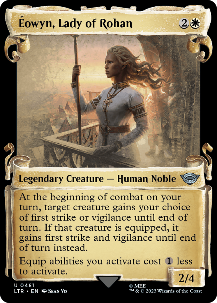 Éowyn, Lady of Rohan (LTR-461) - The Lord of the Rings: Tales of Middle-earth: (Showcase) Foil